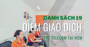 Read more about the article Danh sách 19 điểm quầy giao dịch của FPT tại HCM